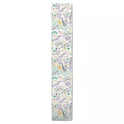 Hot Mardi Gras Party Table Runner, 90 in. Mardi Gras Decorations