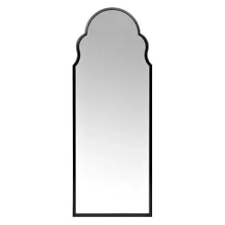 Kirklands Home Full Length & Floor Mirrors|Maria Metal Arch Full Length Mirror Black