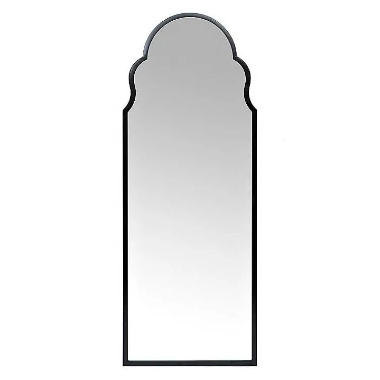 Kirklands Home Full Length & Floor Mirrors|Maria Metal Arch Full Length Mirror Black