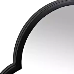 Kirklands Home Decorative Mirrors|Maria Metal Arch Wall Mirror Black