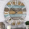 Kirklands Home Clocks|Maritime Planks Wall Clock