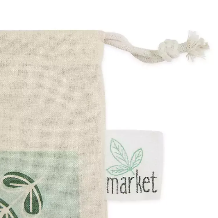 Kirklands Home Kitchen Accessories|Market Veggies Produce Bags, Set of 3