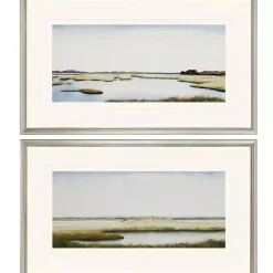 Kirklands Home Framed Art|Marshlands I Framed Art Prints, Set of 2