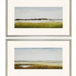 Kirklands Home Framed Art|Marshlands II Framed Art Prints, Set of 2