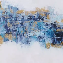 Kirklands Home Framed Art|Martha Stewart Blue Drift 5-pc. Framed Art