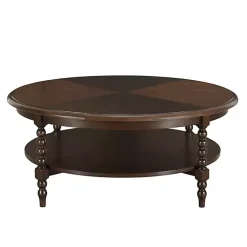 Kirklands Home Coffee Tables|Martha Stewart Round Coffee Table Brown