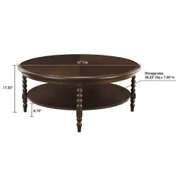 Kirklands Home Coffee Tables|Martha Stewart Round Coffee Table Brown