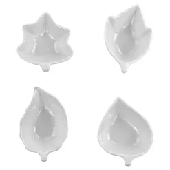 Kirklands Home Serving & Entertaining|Martha Stewart Ceramic Leaf Dishes, Set of 4 White