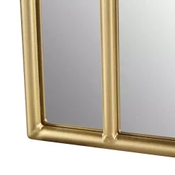Kirklands Home Decorative Mirrors|Martha Stewart Gold Paned Arch Wall Mirror