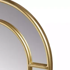 Kirklands Home Decorative Mirrors|Martha Stewart Gold Paned Arch Wall Mirror
