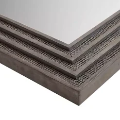 Kirklands Home Decorative Mirrors|Martha Stewart Naomi Wall Mirror Gray