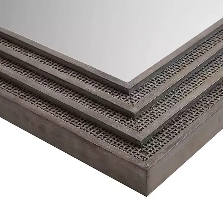 Kirklands Home Decorative Mirrors|Martha Stewart Naomi Wall Mirror Gray