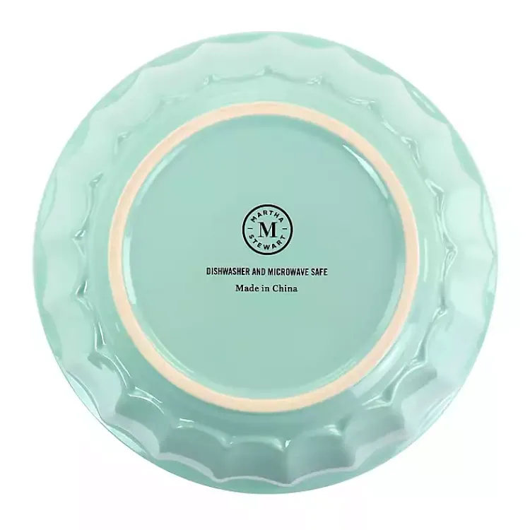 Kirklands Home Serving & Entertaining|Martha Stewart Mint Stoneware Bowls, Set of 3 Blue