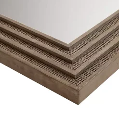 Kirklands Home Decorative Mirrors|Martha Stewart Natural Naomi Wall Mirror Brown