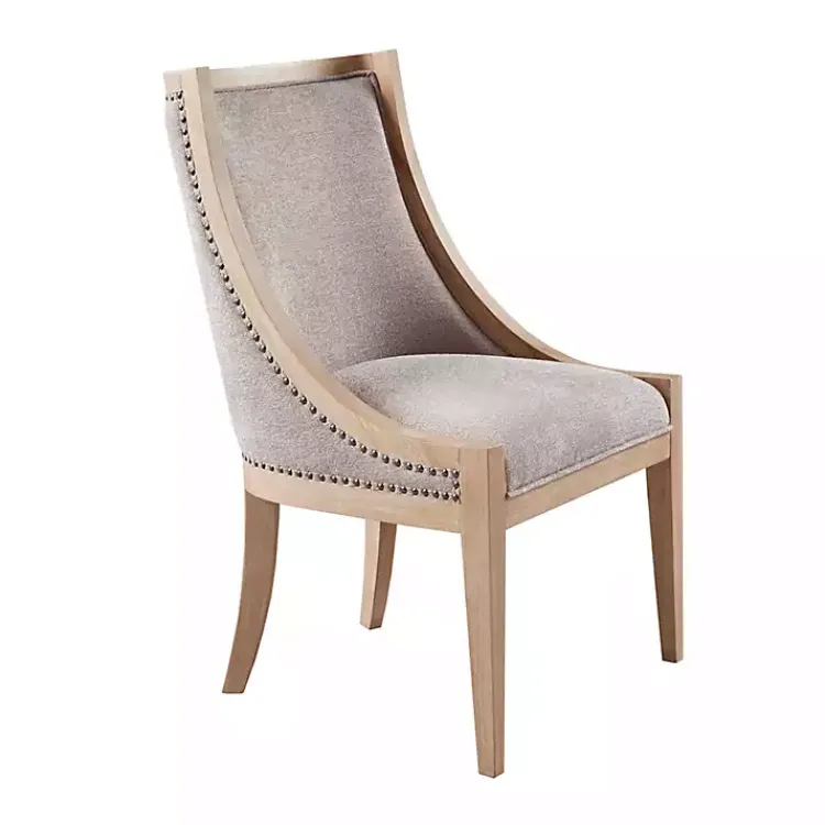 Kirklands Home Dining Chairs|Martha Stewart Swoop Back Dining Chair Tan