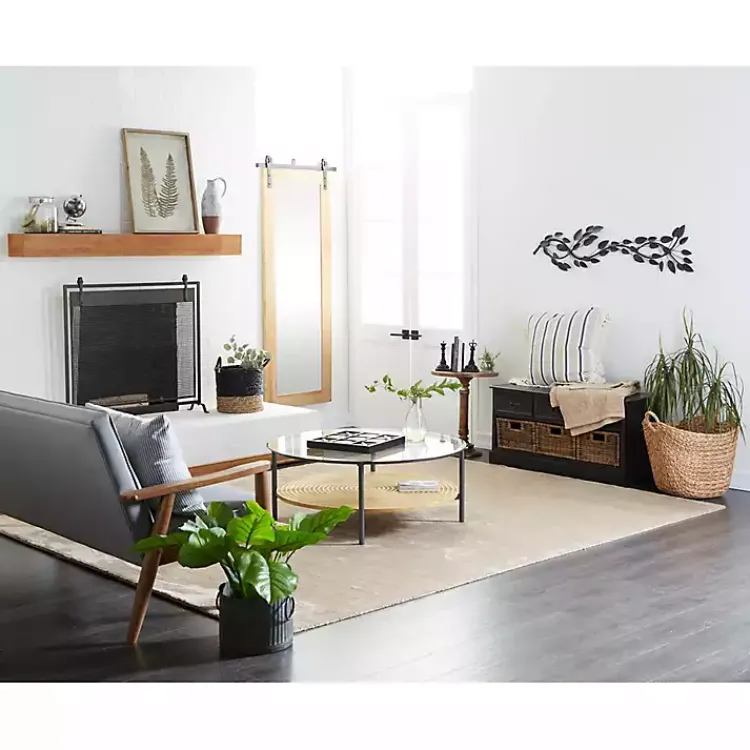 New Matte Black and White Wooden Tic Tac Toe Board Decorative Accents