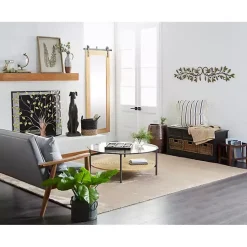 New Matte Black and White Wooden Tic Tac Toe Board Decorative Accents