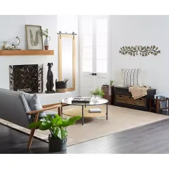 New Matte Black and White Wooden Tic Tac Toe Board Decorative Accents