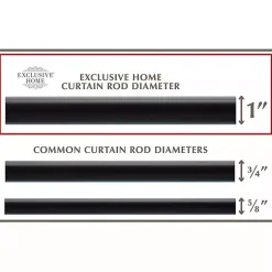 Kirklands Home Curtain Rods & Hardware|Matte Duke Curtain Rod, 72 in. Black