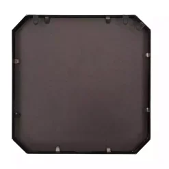 Kirklands Home Decorative Mirrors|Matte Black Geometric Square Wall Mirror