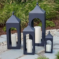 Clearance Matte Hampshire Metal Lantern, 24 in. Lanterns