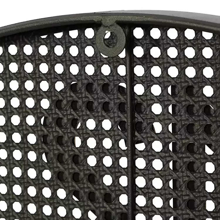 Kirklands Home Clocks|Matte Black Iron Wall Clock, 32 in.