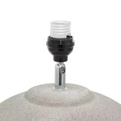 Kirklands Home Table Lamps|Matte Black Ombre Textured Table Lamp, 23 in. White