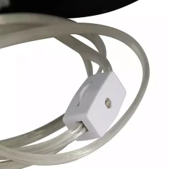 Kirklands Home Table Lamps|Matte Black Ombre Textured Table Lamp, 23 in. White