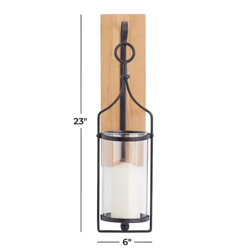 Best Matte Poplar Wood Sconce Sconces