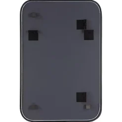 Kirklands Home Framed Mirrors|Matte Black Rectangular Wall Mirror