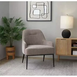 Kirklands Home Table Lamps|Matte Black Round Kona Table Lamps, Set of 2 Tan