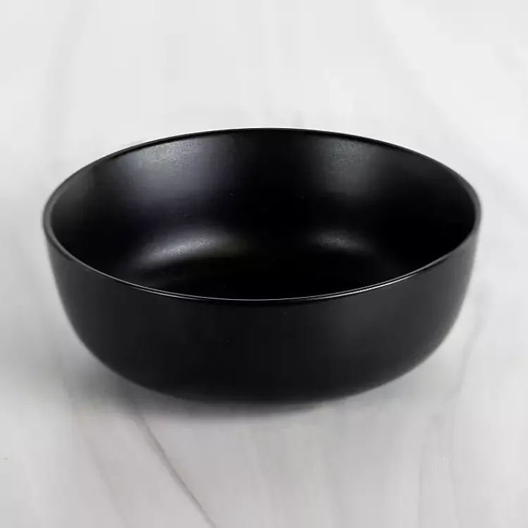 Kirklands Home Dinnerware|Matte Simple Things Cereal Bowl Black