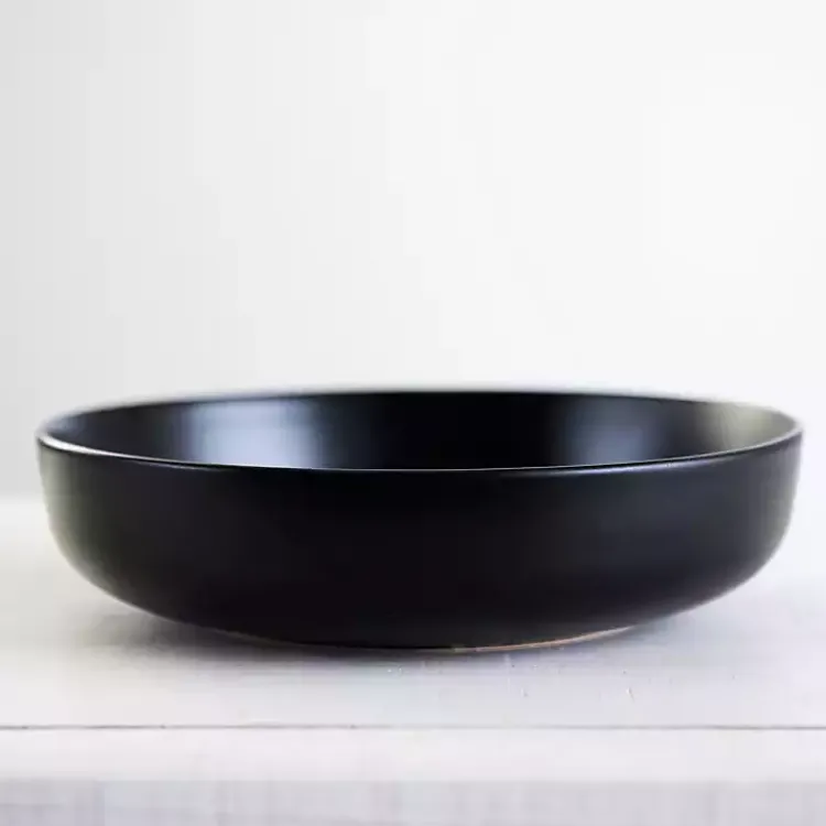 Kirklands Home Dinnerware|Matte Simple Things Dinner Bowl Black