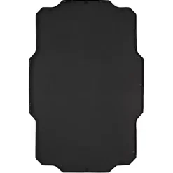 Kirklands Home Decorative Mirrors|Matte Black Thin Linear Iron Frame Wall Mirror