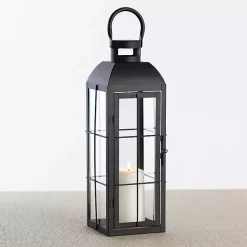 Clearance Matte Window Pane Lantern, 17 in. Lanterns