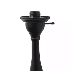 Kirklands Home Floor Lamps|Matte Bronze and White Reading Arm Torchiere Brown