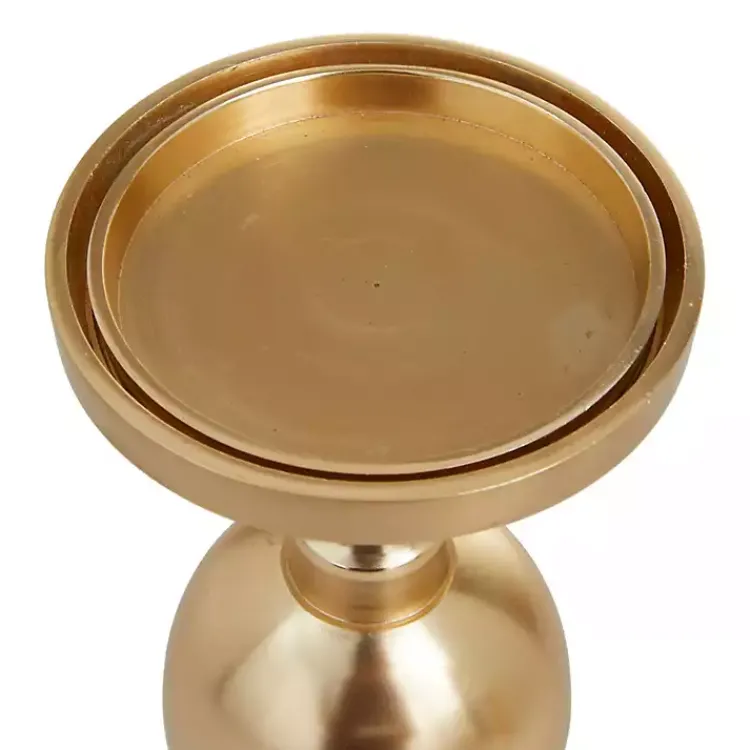 Clearance Matte Metal 3-pc. Pillar Candle Holder Set Candle Holders