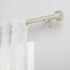 Kirklands Home Curtain Rods & Hardware|Matte Nickel Stacked Cylinder Curtain Rod, 120 in.