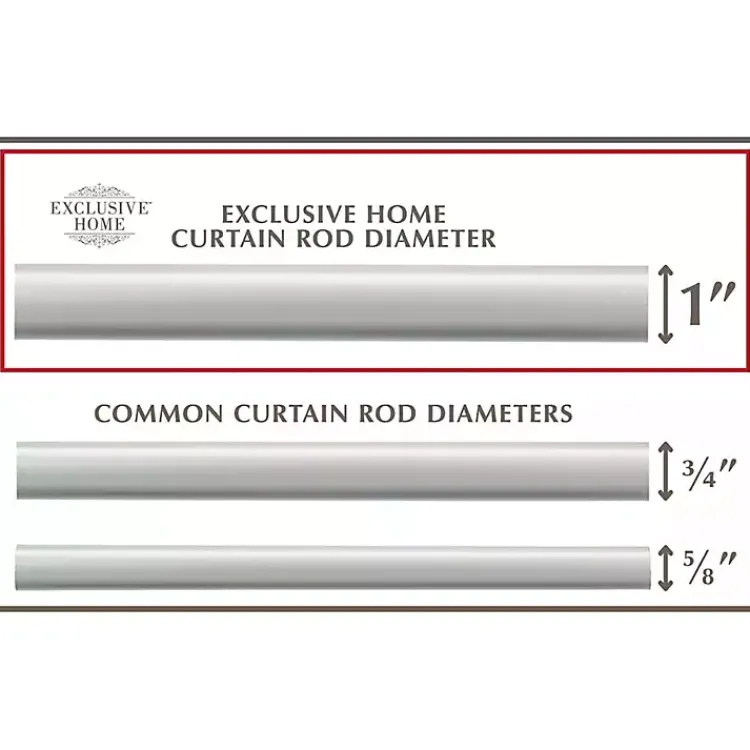 Kirklands Home Curtain Rods & Hardware|Matte Duke Curtain Rod, 120 in. Silver