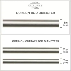 Kirklands Home Curtain Rods & Hardware|Matte Silver Modern Twist Curtain Rod, 120 in.