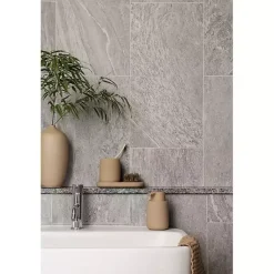 Kirklands Home Bathroom Accessories|Matte Modernity Ceramic Soap Dispenser Tan