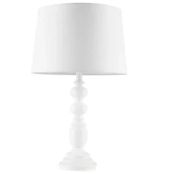 Kirklands Home Table Lamps|Matte Candlestick Martha Stewart Table Lamp White