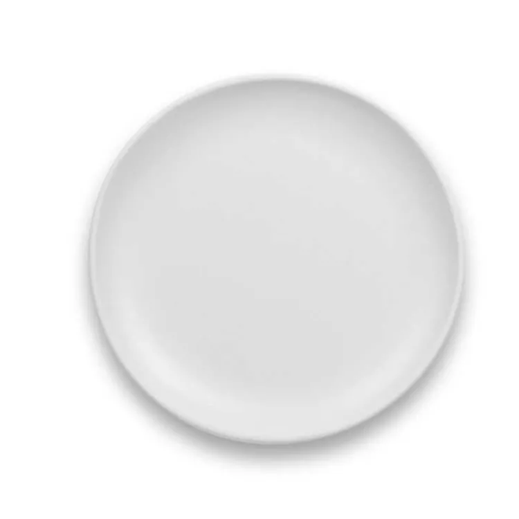 Kirklands Home Outdoor Dining|Matte Melamine Coupe Salad Plates, Set of 6 White