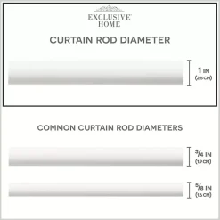 Kirklands Home Curtain Rods & Hardware|Matte White Open Sphere Curtain Rod, 120 in.