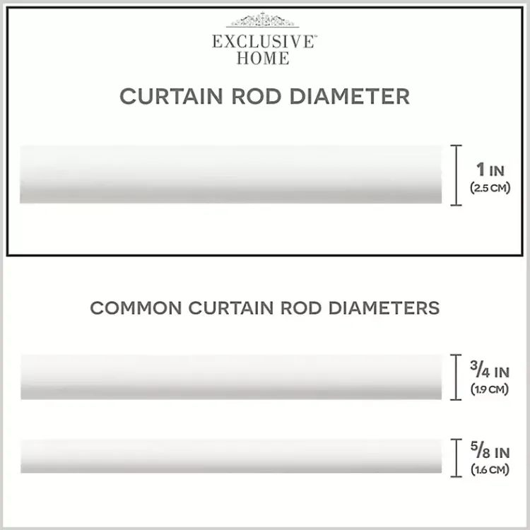 Kirklands Home Curtain Rods & Hardware|Matte White Open Sphere Curtain Rod, 120 in.