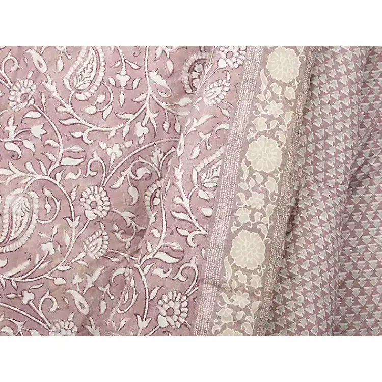 Kirklands Home Comforters|Mauve Scorro 5-pc. Queen Comforter Set Purple