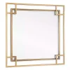 Kirklands Home Decorative Mirrors|Mavis Bronze Open Square Frame Wall Mirror
