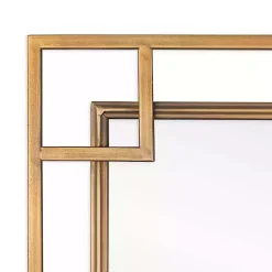Kirklands Home Decorative Mirrors|Mavis Bronze Open Square Frame Wall Mirror