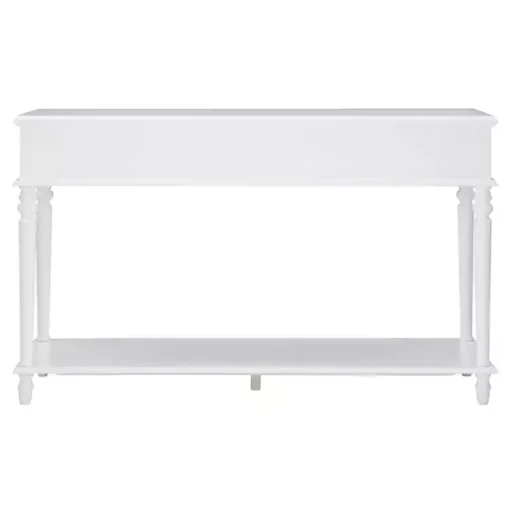 Kirklands Home Console Tables|McGhie 2-Drawer Console Table White
