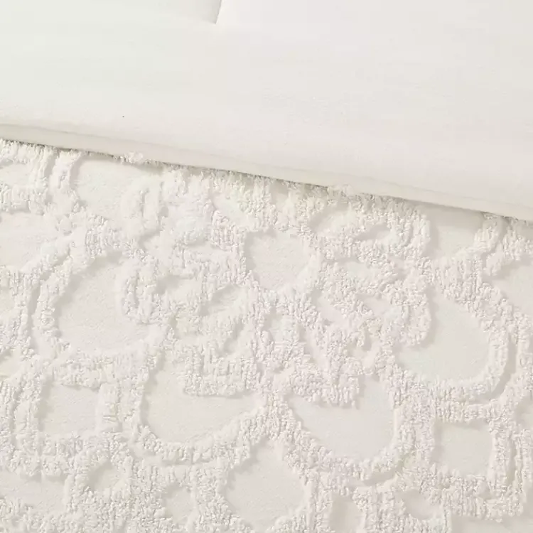 Kirklands Home Comforters|Medallion California King 3-pc. Comforter Set White